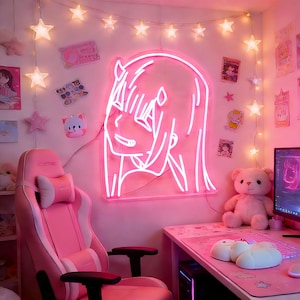 Custom Anime Neon Sign, Kawakami Tomie, Game Room Decor