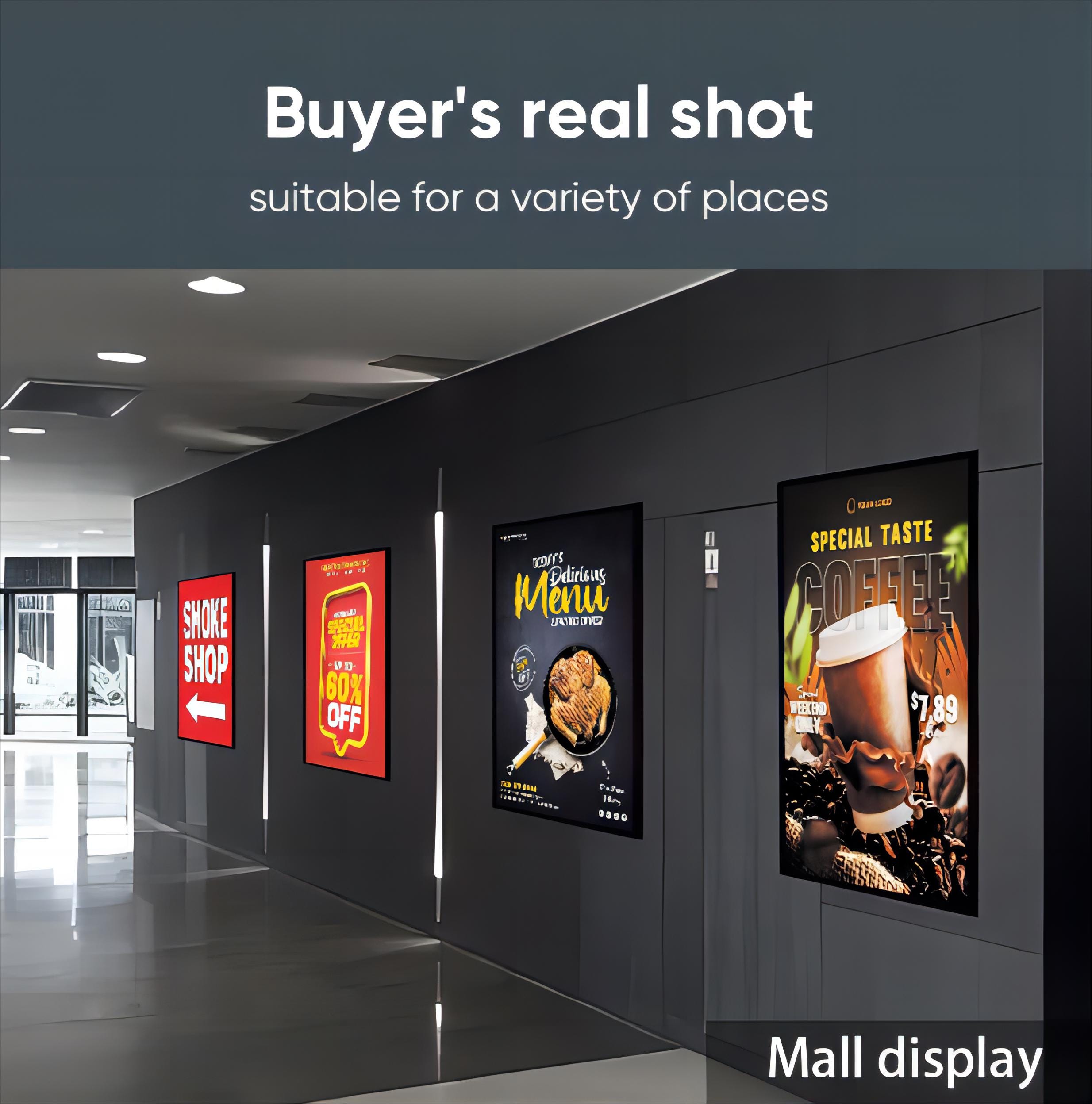 Led Poster Frame Light Box,custom Ultra-thin LED Light,custom Movie ...