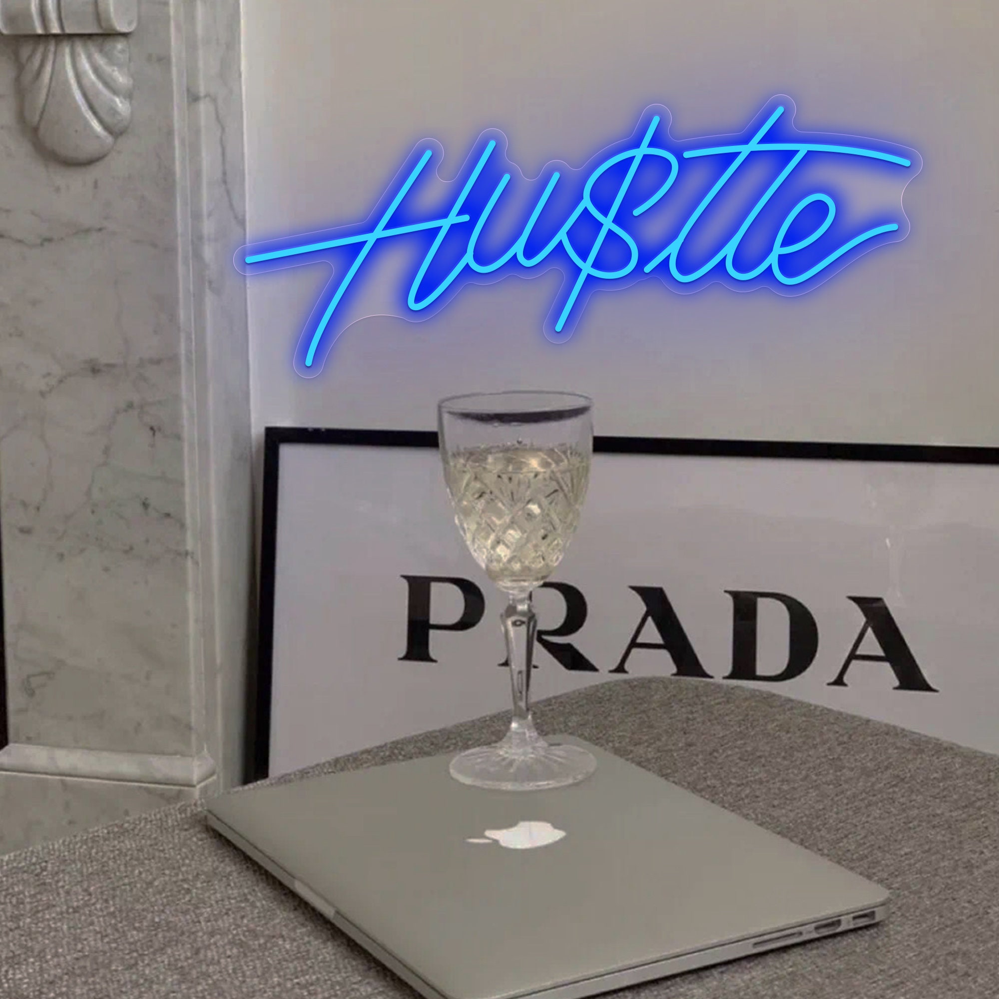 Hustle Neon Sign Flex Led Neon Light Sign Led Logo Custom Neon Sign ...