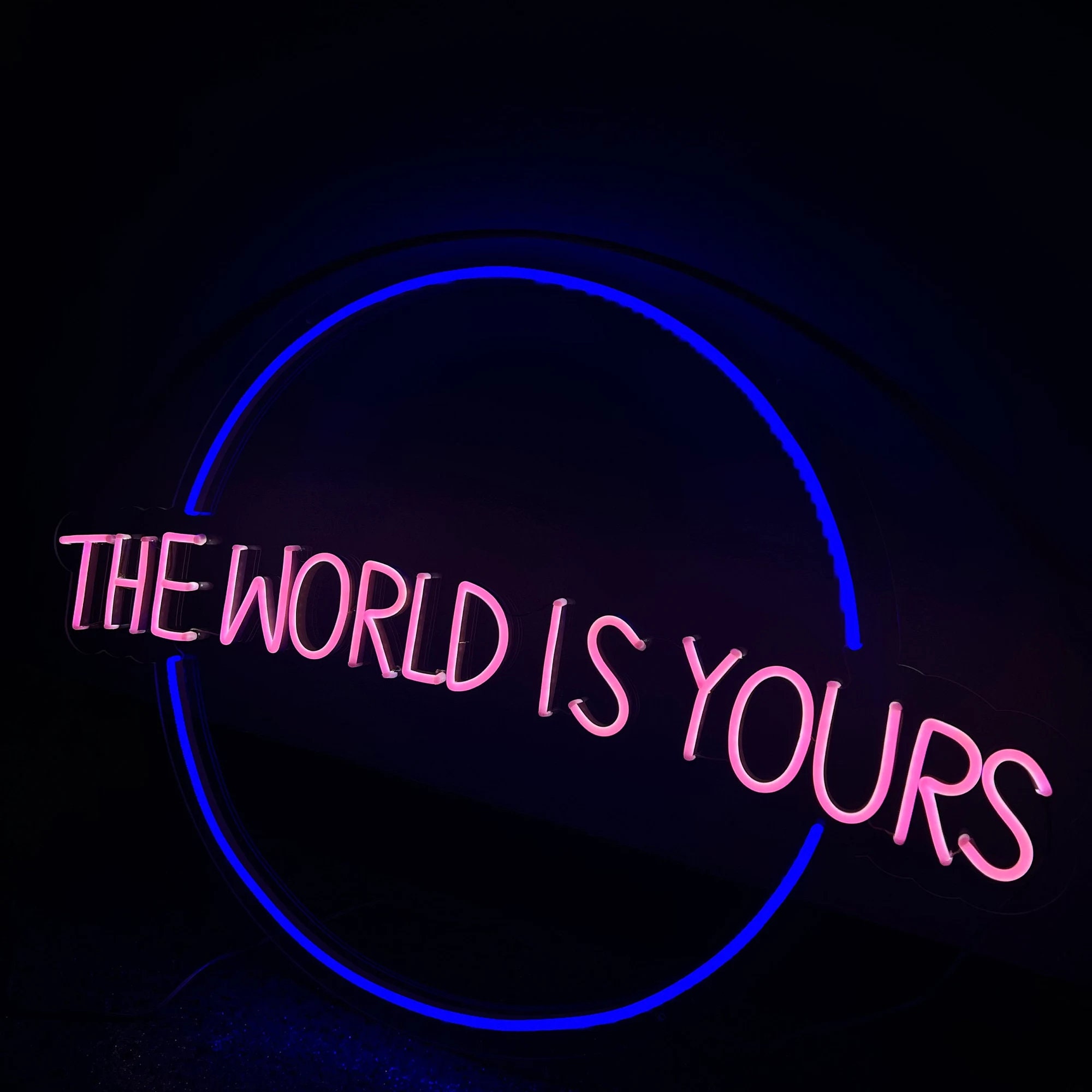 The World is Yours Neon Sign Wedding Neon Sign Neon Sign - Etsy Australia