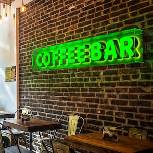 Enseigne de caisson lumineux en acrylique personnalisée, Enseigne à lettre lumineuse LED, Enseigne personnalisée pour vitrine, Enseigne d&#39;entreprise à LED, Enseigne pour studio, Décoration murale de bar, Décoration de salon