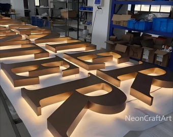 Custom Light up logo sign,Custom 3D Backlit Sign, Laser cut Signboard,Salon Logo Sign, Custom Backlight Metal Sign,Custom Wall Art Business