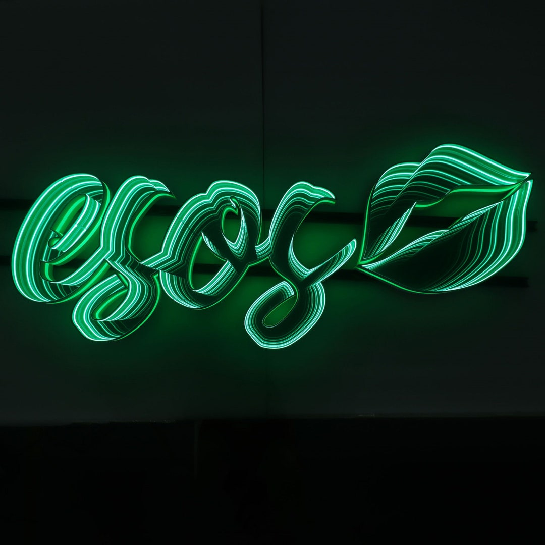 Personalized Infinity Mirror Business Led Sign - Etsy
