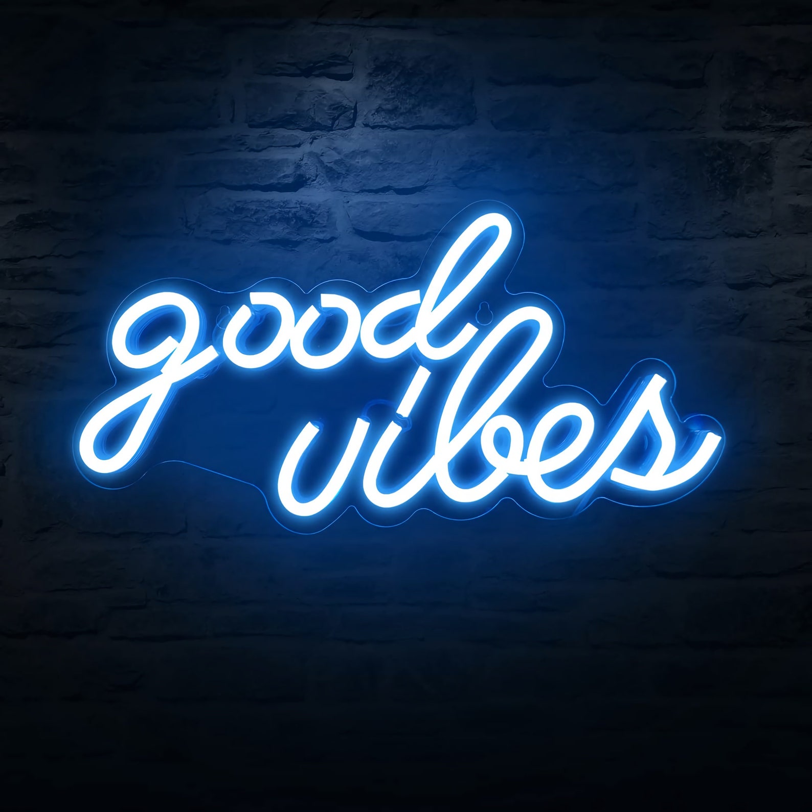 Good Vibes Neon Sign Neon Lights for Bedroom Wall Decor Etsy