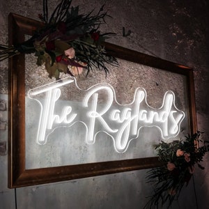 Neon Namensschild Hochzeitsdekor, Neonschild Benutzerdefinierte Verlobungsdekor, Hochzeitsschilder personalisierte Geschenke, benutzerdefinierte Neonhochzeitsschild-Wanddekoration