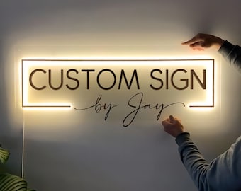 Custom Acrylic Business Logo Sign,Custom Light up Sign,3D Round Business Logo Sign,Salon Decor,Salon Sign,Office Storefront ,led Wall Sign