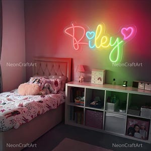 Custom Name Sign Graduation Gift, LED Sign Light Wall Decor,Neon Sign Led Light Neon Signs Nursery Neon Sign Bedroom Decor