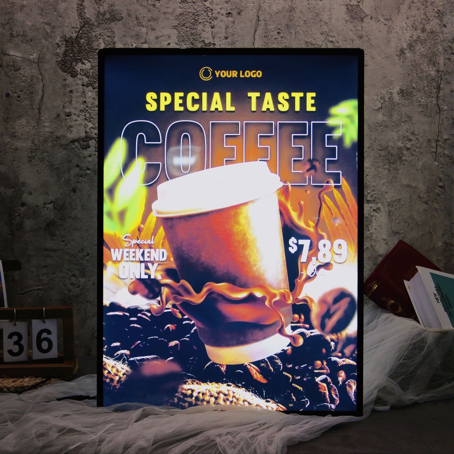 Custom Led Menu Light Box,light Menu Box,ultra-thin LED Light Box,movie ...