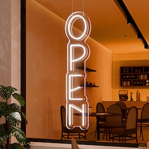 Open Neon Sign, Handmade Custom Led Sign Wall Decor, Welcome Sign for Shop Decor, Modern Open Bar Neon Light,Open Sign For Business Sign