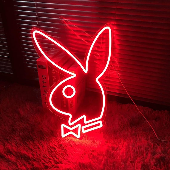 Rabbit Neon Sign for Bedroom Decor Wall Led Neon Sign Backdrop - Etsy