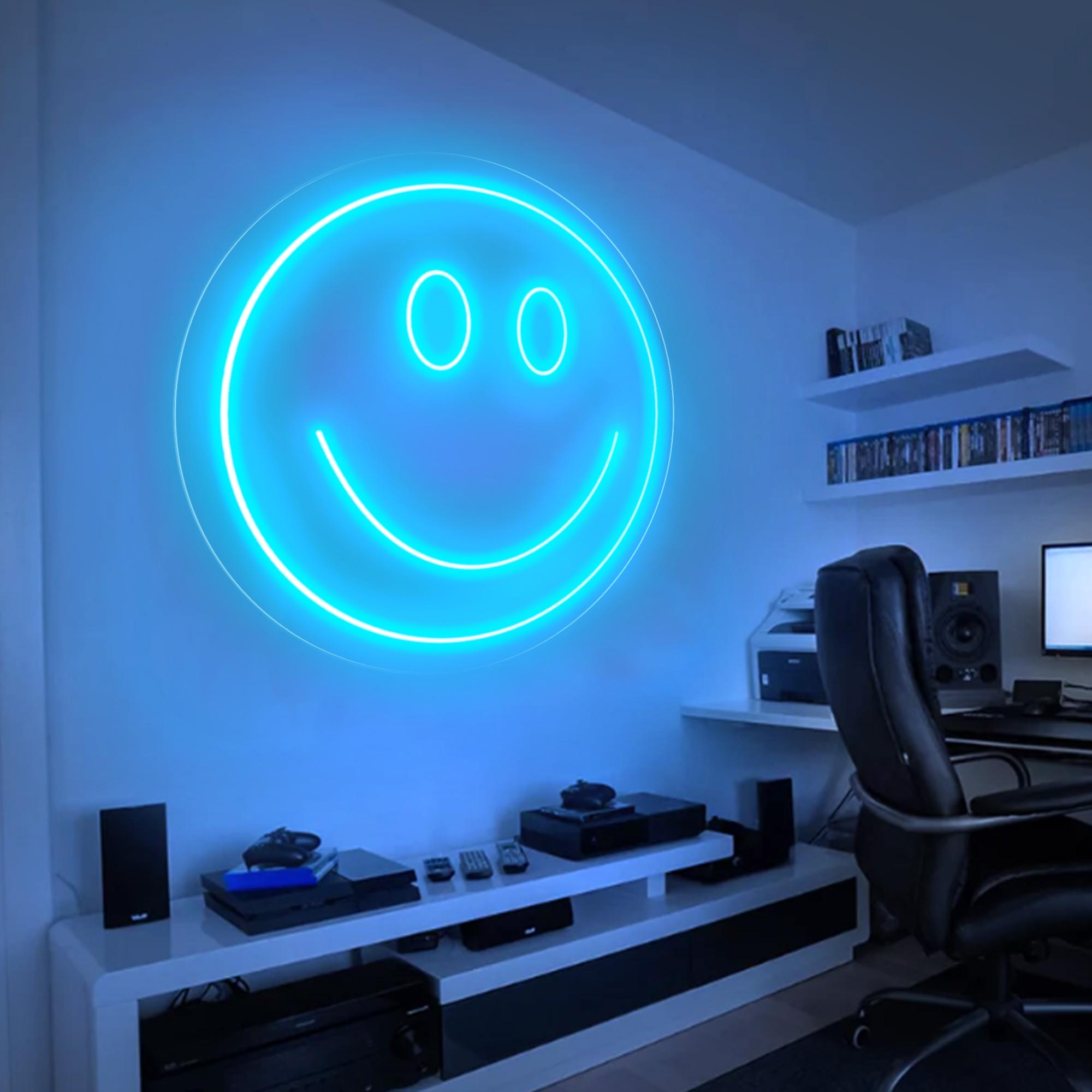 スマイルフェイスネオンサイン LEDネオンライト 壁飾り スマイリー