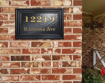 Custom Metal House Number,Modern House Number,Metal Address Number,Street Address Number, Home Name Engraved Plaque,Housewarming Gift