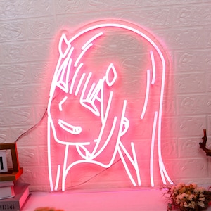 Custom Kawakami Anime Neon Sign, Neon Sign Wall Decor, Neon Sign Anime, Custom Anime Girl Sign, Japanese Anime Sign, Game Room Anime Sign
