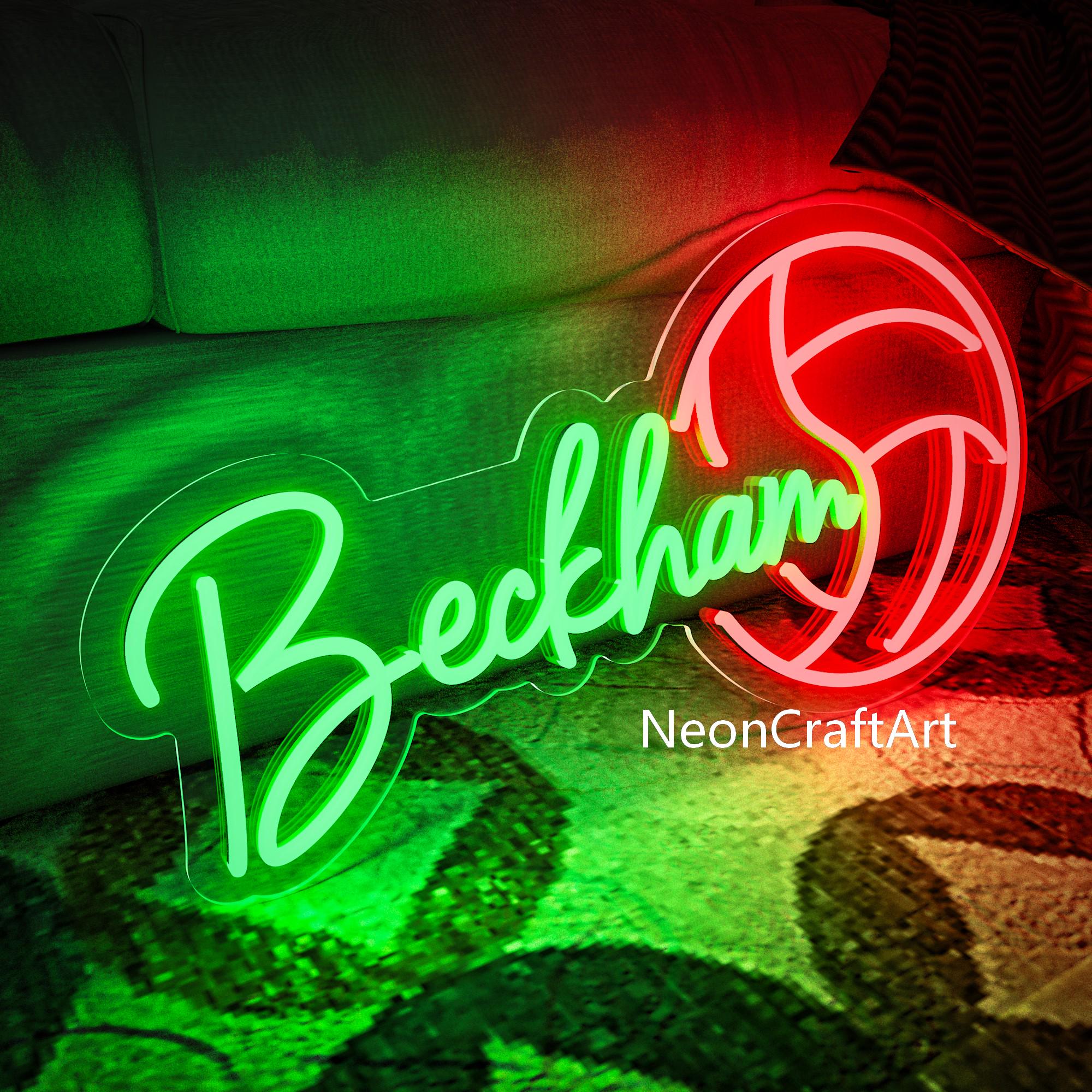 Custom Volleyball Name Neon Sign, Nursery Decor, Personalized Name Neon Sign,Custom Name Neon Sign For Kids,Volley Ball Gift,Room Decor
