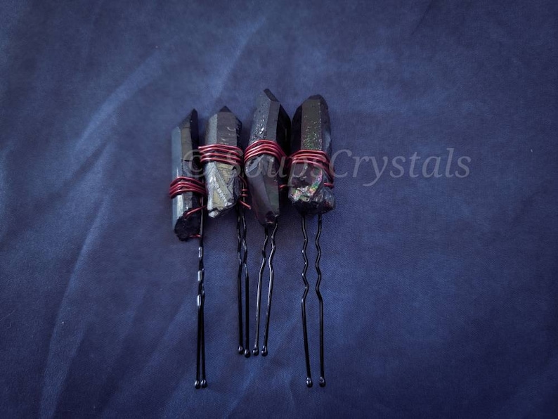 Titanium Crystals Hair Pins Crystal Crown Bridal Crystal Crystal Hair Pins Bridal Hair Pins Crystal Hair Jewelry Witchy