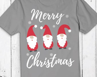 gnomos de Navidad svg, Navidad impresión divertida, camisa divertida svg, invierno svg, hierro divertido en, Dejar que la nieve svg, traje de Navidad, Santa Gnomes Svg