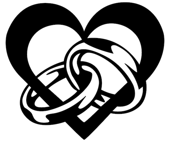 Download Wedding Engrave File Heart Rings Svg Png Eps Cdr Etsy