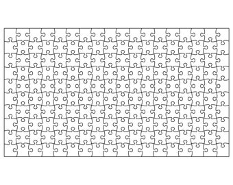 Puzzle Laser Cut Machine Archivo Svg / Eps / Cdr / Dxf