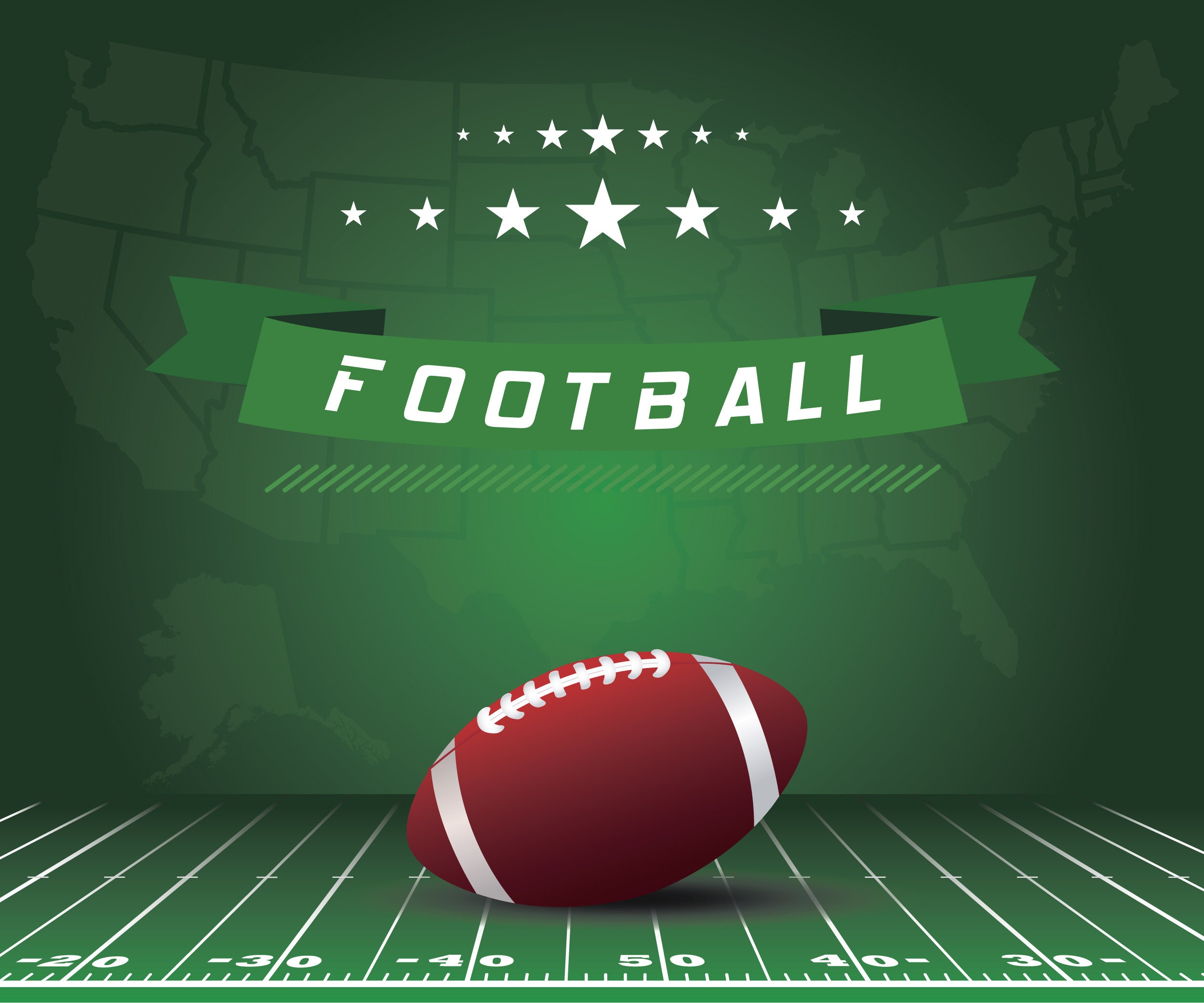 Football Field Vector Svg, Eps, Png, Cdr, Rugby Field Svg, Football Svg
