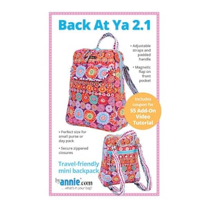 By Annie Back at Ya 2.1 Mini Backpack