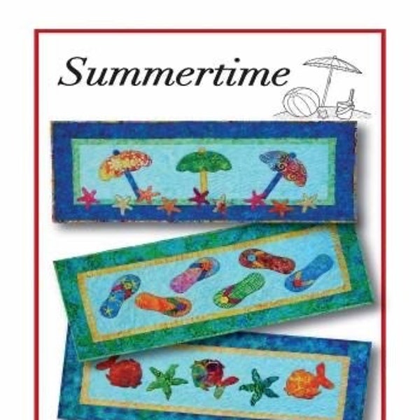 Summertime - Table Runner- Quilting Pattern