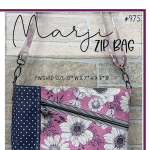 Marji Zip Bag Pattern From Sew Many Creations. SMC975 - Etsy