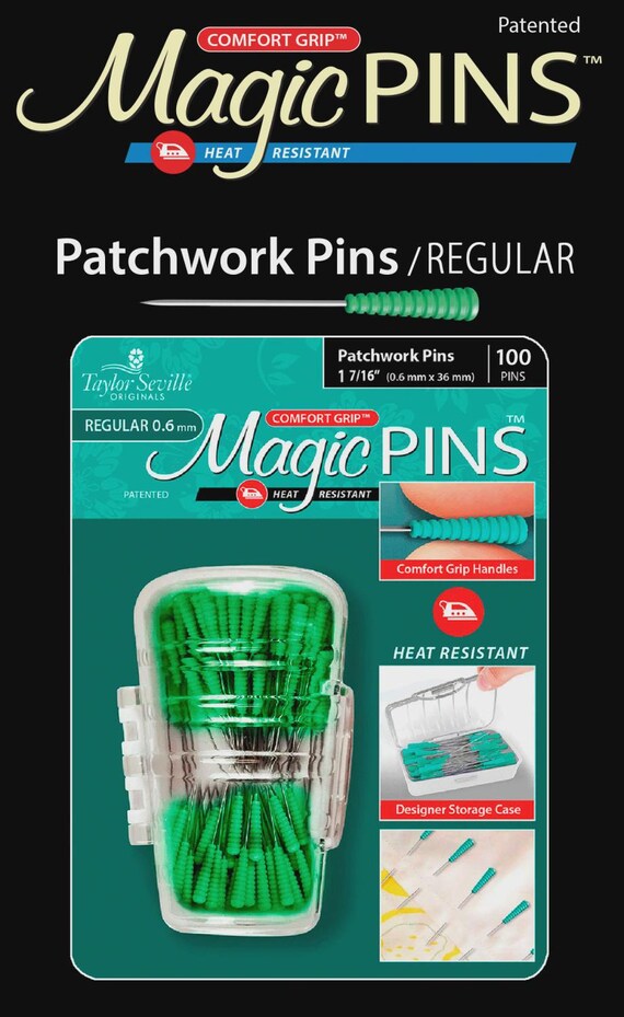 Magic Pins Patchwork Regular 100pc- From Taylor Seville Original