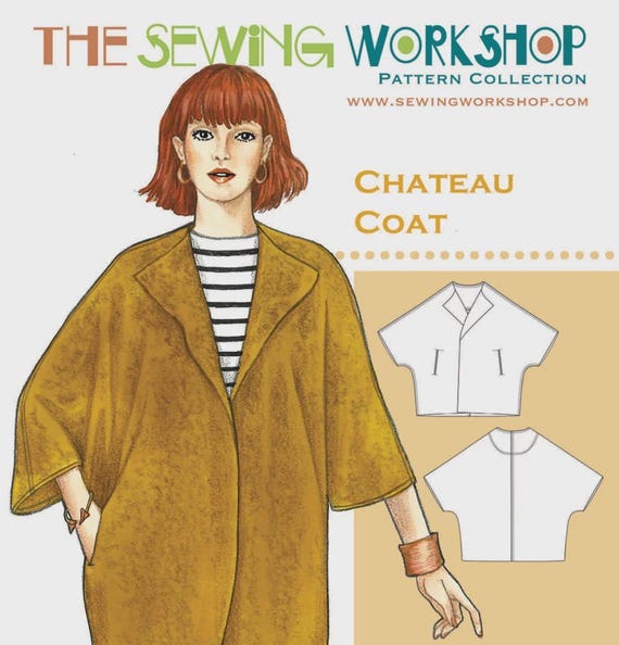 Chateau Coat- Sewing Pattern - Sizes XS - XXL - From The Sewing Workshop