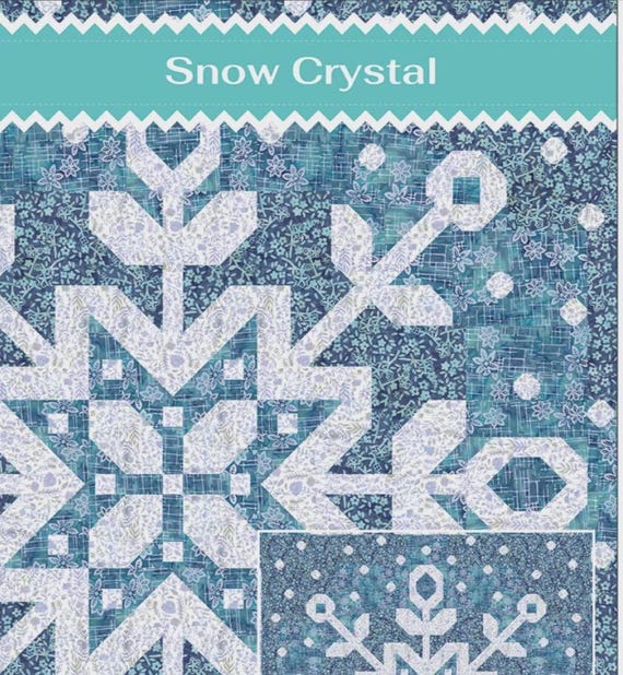 Snow Crystal - Quilt Pattern - From Blooming Boldly