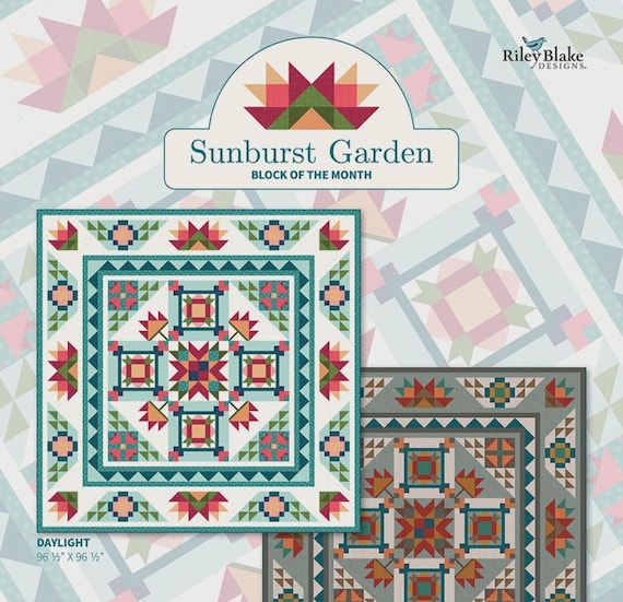 Sunburst Garden (Daylight) by Bluebird Patterns -  From Riley Blake Designs