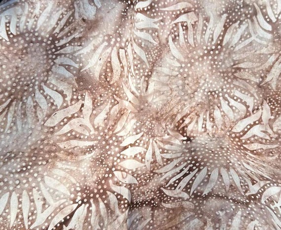 Sunflower/Walnut - Hoffman Batik Blues/Brown -884-180 Sold by the Half Yard