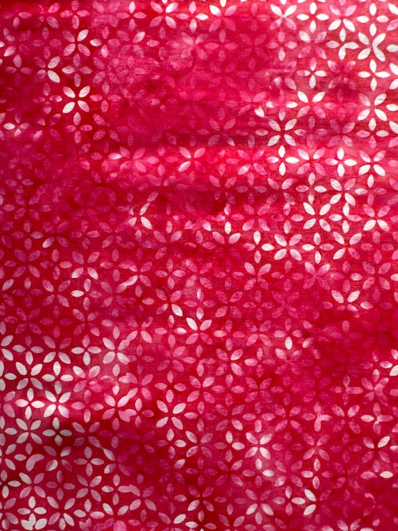 Hoffman Pink Batik Lucy Hand-dyed batik By the Half yard