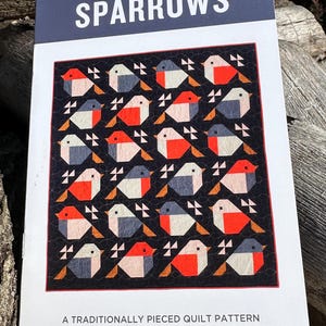 sparrows, Quit pattern by Pen +Paper Patterns- Advanced Beginner