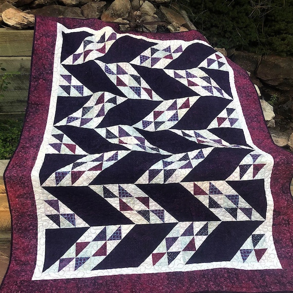 Diamonds Are Forever Quilt Pattern by Kari Nichols for Quilting Renditions 4 sizes
