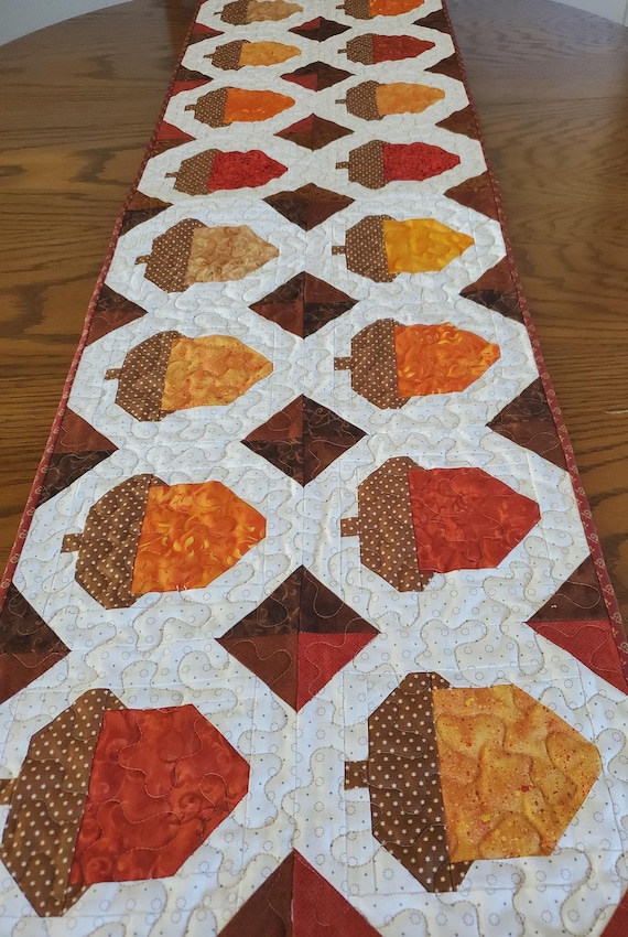 Acorn Table Runner or Topper Quilting Kit:  Riley Blake Designs