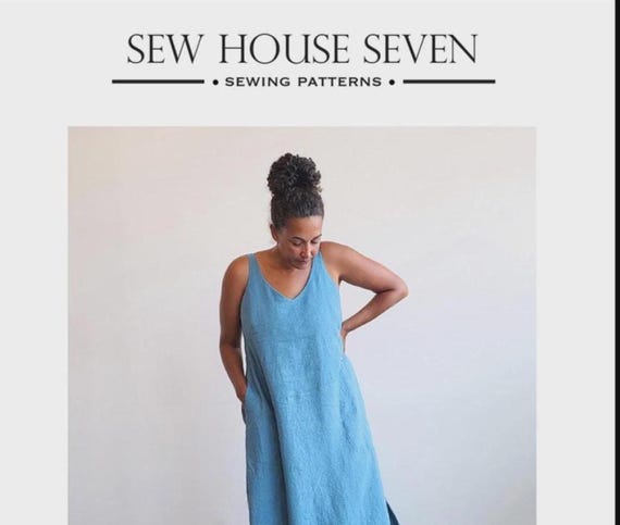 Sauvie Sundress Sewing Pattern: Bra-Friendly Summer Dress - Sizes 00-20 & 16-34