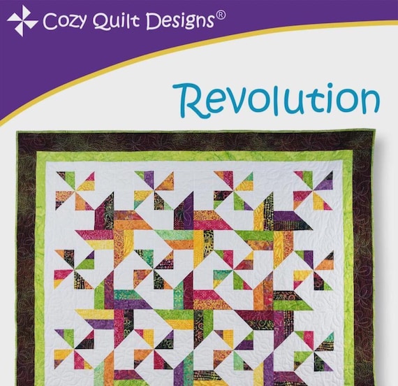 Revolution- Quilt Strip Club Pattern- From Cozy Quilt Designs-By  Daniela Stout