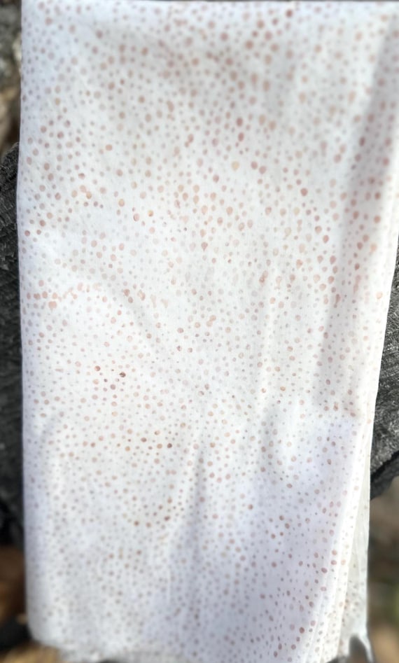 Hoffman Batik, Sand Castle  1985 Watercolor Cotton Fabric By the Half Yard