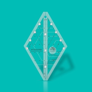 Mini Diamond 60 Degree Creative Grids Ruler CGR60DIAMINI