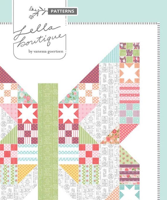Butterfly Patch- Quilt Pattern - From Lella Boutique