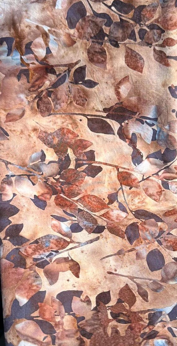 Toast/Folage - Driftwood Dance Hoffman Batiks -W2585-179- Sold by the Half Yard