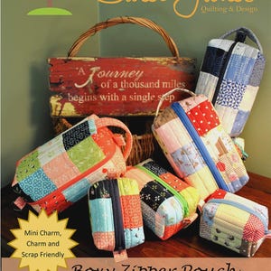 Boxy Zipper Pouch- Sewing Pattern - From Sweet Jane's Quilting & Design