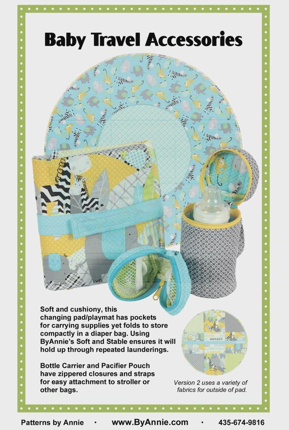 Baby Travel Accessories- A By Annie Pattern - P-PBA223