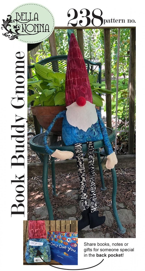 Messenger Gnome Doll Pattern by Bella Nonna No 230