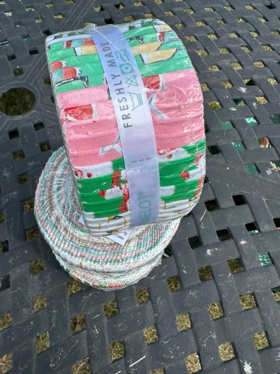 North Pole Social Club- 2.5 inch Strip Bundle 40 piece Bundle-  From Camelot Fabrics