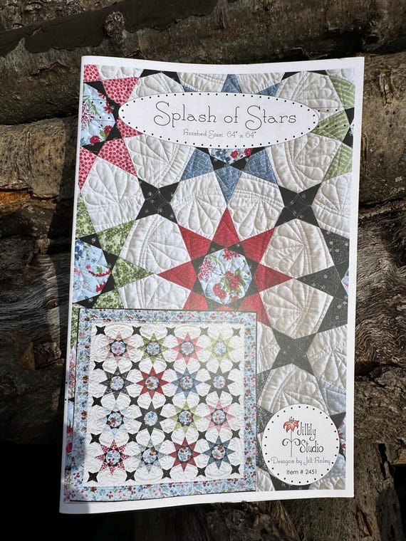 Splash of Stars Quilt Pattern- By Jillily Studio -  JILL2451