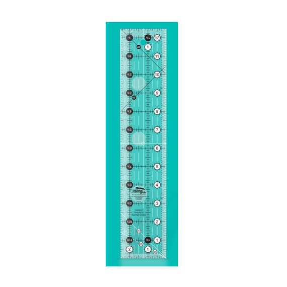 Creative Grids Quilting Ruler: Non-Slip Acrylic, 2.5x12.5 Inch