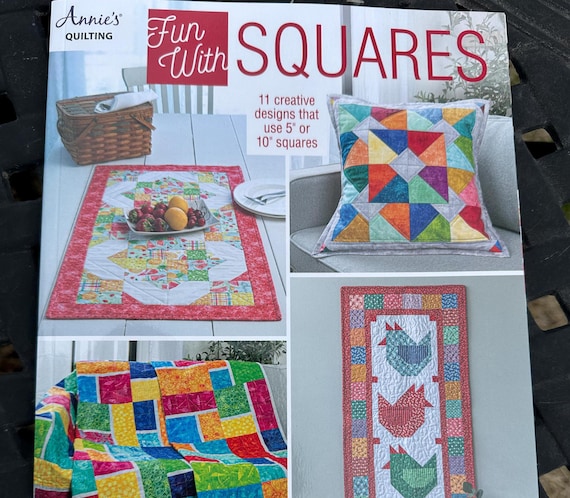 Fun With Squares- Annie's Quilting- 11 Creative Project for 5" or 10" Squares 1415171