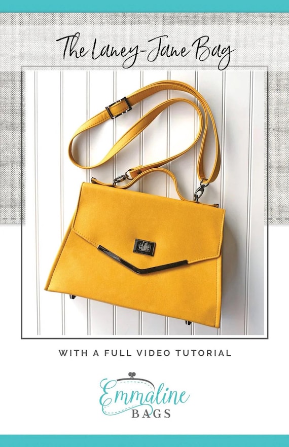 The Laney-Jane Bag- Pattern by Emmaline Bags with a Video Tutorial