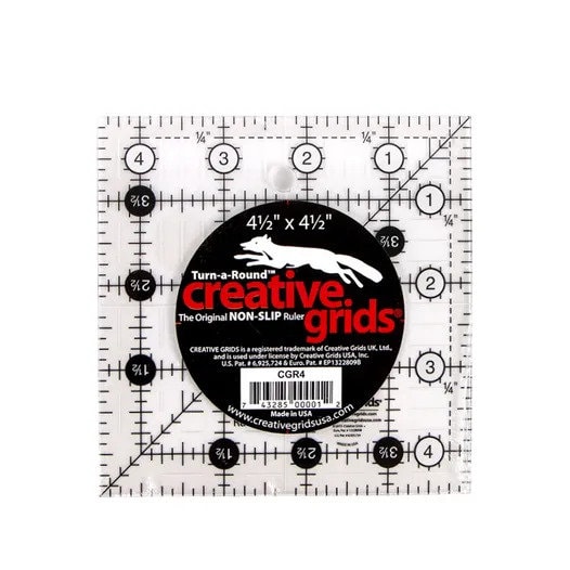 Creative Grids Basic Range 6-inch Square Quilt Ruler CGRBR2 